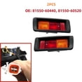 thumbnail image 3 of NATEFEMIN Rear Bumper Lights for Toyota Prado J90 95, 2PCS ABS Plastic Set, Perfect Fit for 1995-2003 Vehicles, 3 of 8