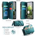thumbnail image 2 of CaseMe Leather for Google Pixel 10A 6.3" Case Wallet【RFID Blocking】with 7-Card Holder Zipper Bills Slot, Soft PU Leather Magnetic Shoulder Wrist Strap for Google Pixel 10A 6.3" Wallet Case Women, 2 of 10