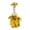 E, variant on Spring Summer Pastoral Style Lace Trim Sunflower Dress, Elegant Floral Outfit Matching Perfectly with 23 inch Oversized Porch Goose Figurine