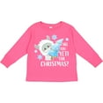 thumbnail image 3 of Inktastic Are You Yeti for Christmas with Yeti Holding Christmas Tree Boys or Girls Long Sleeve Toddler T-Shirt, 3 of 5