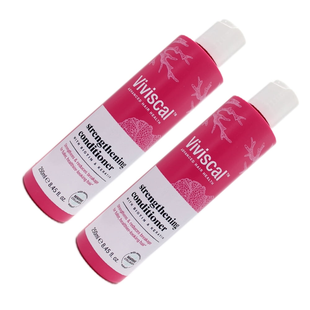 Viviscal Advance Hair Health Strengthening Conditioner with Biotin & Keratin 8.45 oz (Pack of 2)