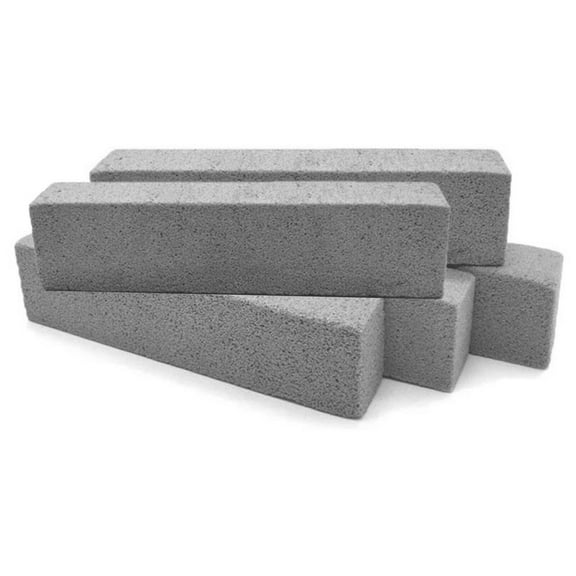 HIBIBUD 5Pcs Pumice Stone,Gentle Scrub Piedra Pomez,No Scratches Smooth Surface Scouring Stick,Gray
