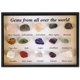 thumbnail image 1 of juego de decoración de piedra mineral, adorno de piedra mineral natural para regalo, 1 of 3