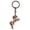 Red Bronze, variant on UDIYO Key Holder Easy to Carry High Hardness 5 Colors Horse Keyring Accessory for Backpack