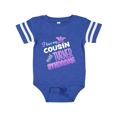 

Inktastic I Love My Cousin with Turner Syndrome Gift Baby Boy or Baby Girl Bodysuit