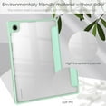 thumbnail image 6 of Galaxy Tab A8 (10.5") Case (SM-X200) - TECH CIRCLE [Clear Back Cover] Trifold Stand Case Protective Leather Lightweight Flip Case for 2022 Samsung Galaxy Tab A8 10.5-Inch Android Tablet, Mintgreen, 6 of 8