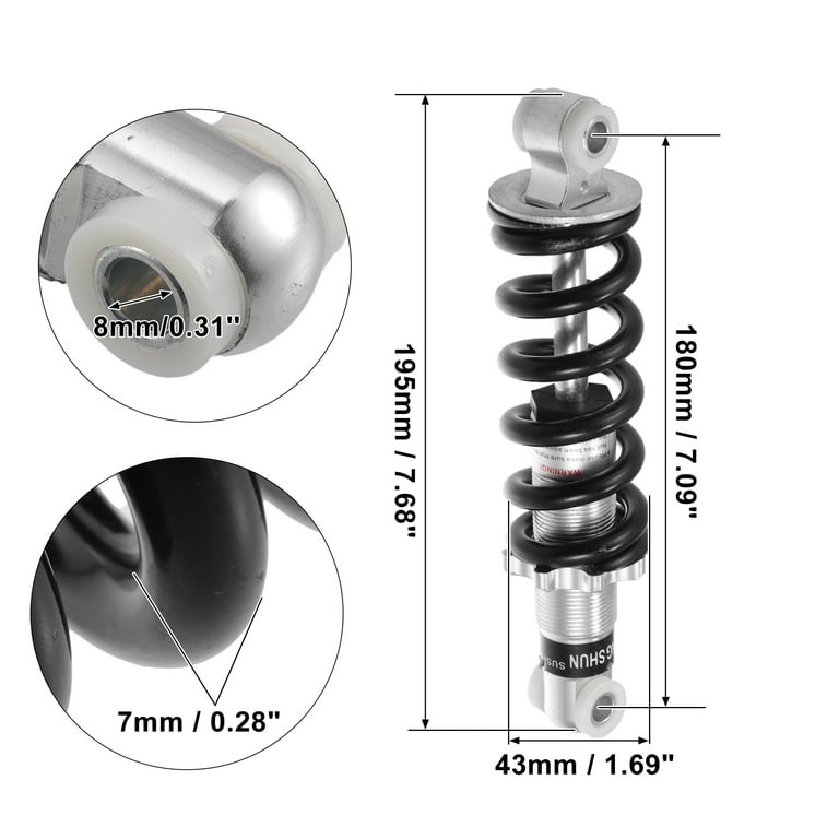 180mm rear shock new arrivals