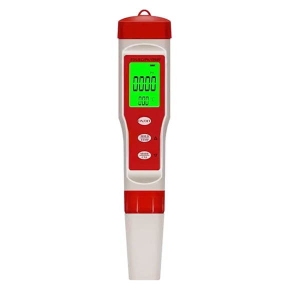 4 in 1 PH Meter PH/TDS/EC/Temperature Meter Digital Water Quality Monitor Tester for Pools Drinking Water Aquariums