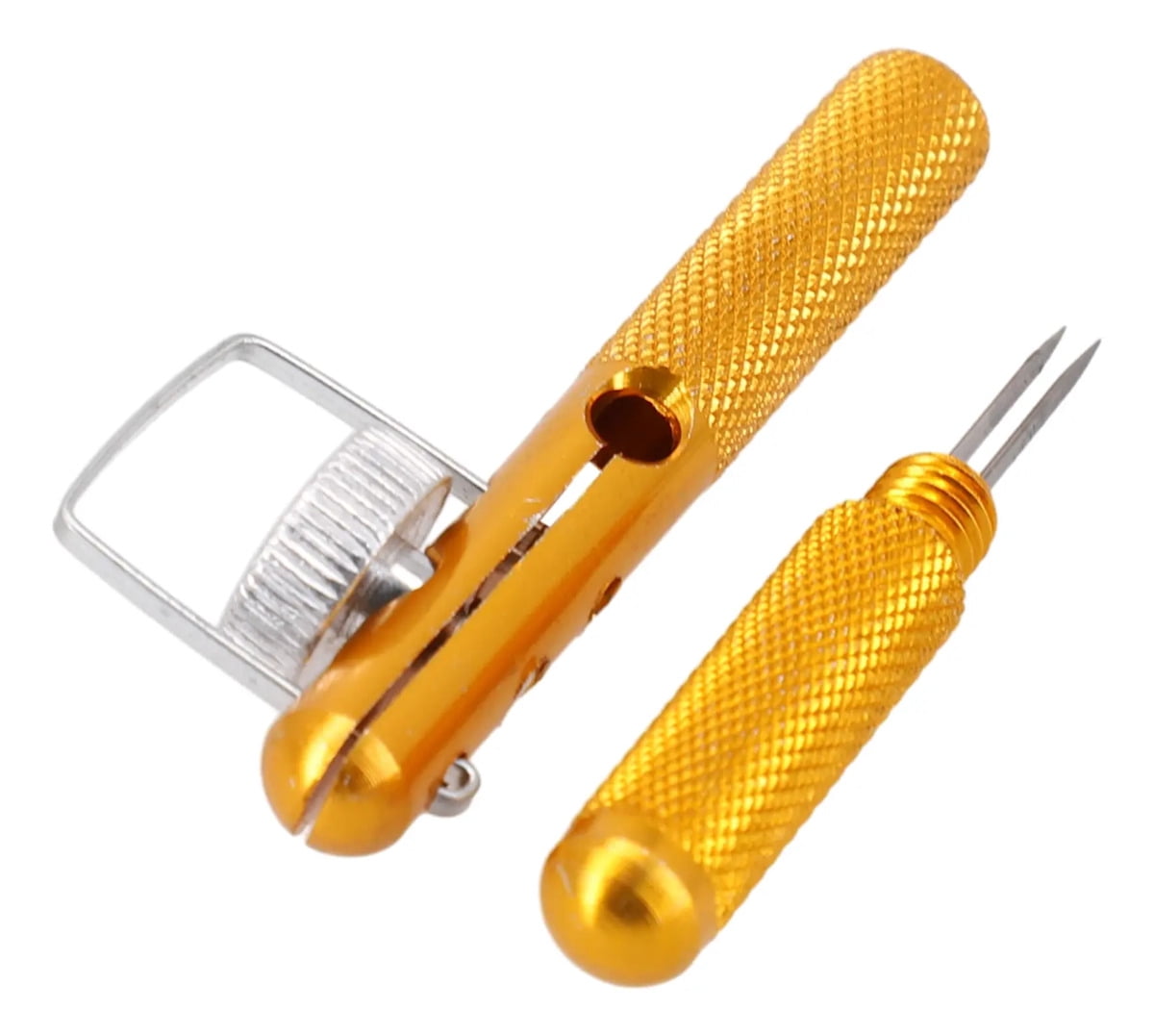 Knotted hook for cutting fishing line