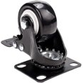thumbnail image 4 of Ruedas giratorias ZHAOCHENG con freno 50 mm color negro Capacidad 400 kg, 4 of 5