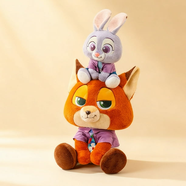 Zootopia 2 Movie Series Plush Toys - Nick Wilde & Judy Hopps