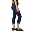 thumbnail image 3 of Levi Strauss Signature Women's and Women's Plus Mid Rise Capri, Sizes 0-16, 3 of 7