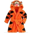 thumbnail image 1 of Children's hooded fleece bathrobe, suitable for children aged 1-6 years old, 1 of 4