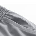 thumbnail image 5 of Yongwang Men's Athletic Cargo Joggers Drawstring Straight Leg Pants with Pocket Windproof Outdoor Sports Trousers, 5 of 8
