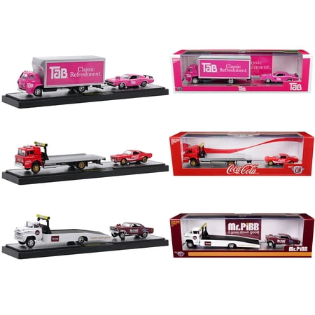 Auto Haulers  3 Sodas  Set of 3 pieces Release 15 Limited Ed to 8400 pieces Worldwide 1/64 Diecast Model Cars by M2 Machines price history on PriceWatchPro