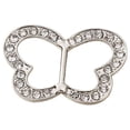 thumbnail image 3 of Hebilla de diamantes de imitación, elegante artesanía, deslizador de cinta nupcial para ropa, cinta para mujer Mariposa Argenta, 3 of 9
