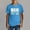 Sky Blue, variant on RTKFRFLM Boys' Short Sleeve Graphic T-Shirt Classic Crewneck Summer Tee Top for Kids Fashionable Printed Cotton Shirt Breathable Activewear for School and Outdoor Play Size 4-18