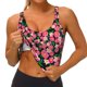 thumbnail image 3 of Balery Trendy Floral Sujetadores deportivos con espalda cruzada para mujer, acolchados, sin costuras, de alto impacto, ideales para yoga, gimnasio, entrenamiento y fitness.-, 3 of 8