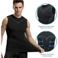 thumbnail image 4 of Chaleco moldeador de verano para hombre, camisa sin mangas, ropa moldeadora de compresión ajustada, camisetas sin mangas, moldeador de cuerpo, chaleco de seda de hielo transpirable, 4 of 5