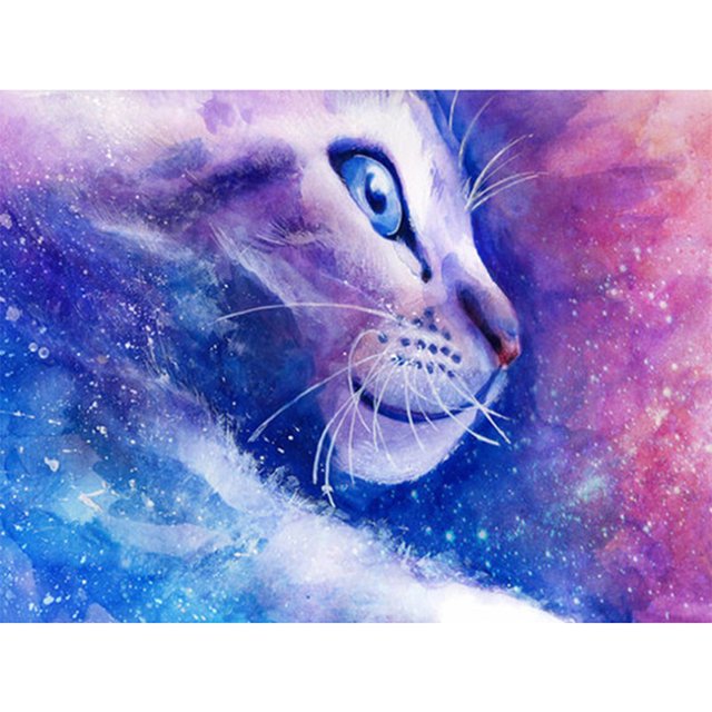Taladro Pintura Diamante (DE3557) 5D DIY Kits de bordado de punto de cruz completo (Cat02) 45x60cm FLhrweasw Nuevo