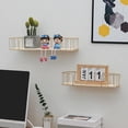 thumbnail image 4 of Floating Shelf Iron Wood - Wall Mounted Bookshelf Bathroom Shelf Rustic Shelf, 4 of 10