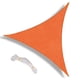 thumbnail image 1 of Toldo de vela de poliéster Oxford, tela naranja y roja, bloque UV, toldo para Patio, patio, parque, patio de juegos, césped, 12x12x12 pies, 1 of 5