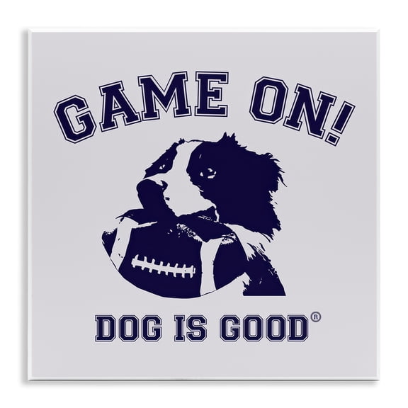 Stupell Industries Contemporary Wall Plaque Art, 12 x 12, by Dog Is Good