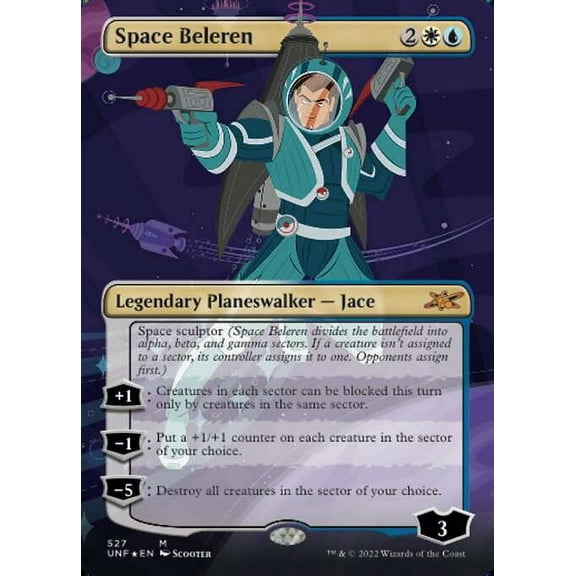 MtG Unfinity Mythic Rare Space Beleren (Galaxy Foils) #527