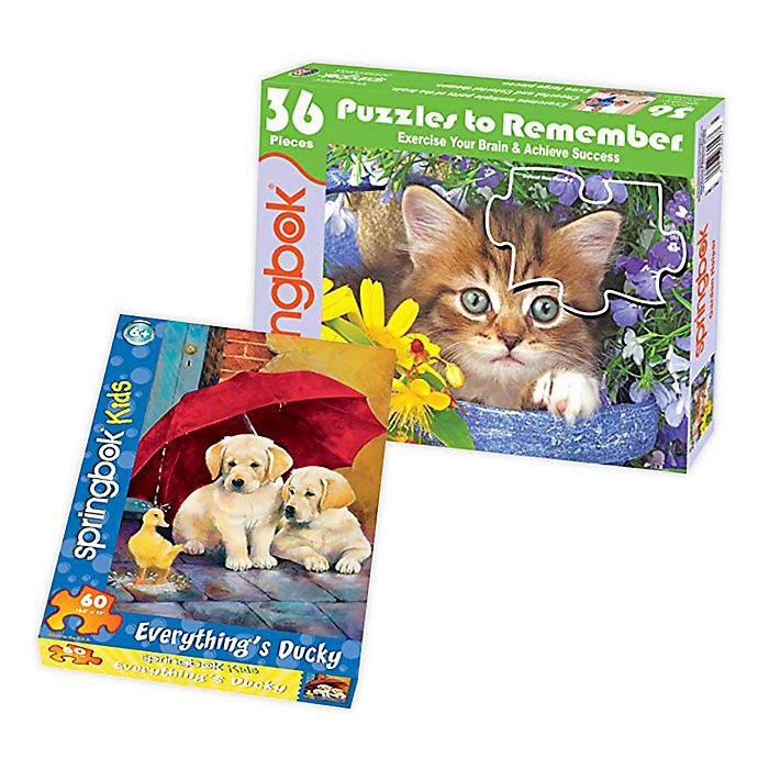 Springbok Animal 2-Pack Jigsaw Puzzles - Walmart.com - Walmart.com