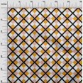 thumbnail image 2 of oneOone Cotton Silk Peach Fabric Argyle Check Sewing Material Print Fabric By The Yard 42 Incheses Wide, 2 of 4