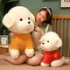 thumbnail image 2 of Peluche de perro Kawaii para niños, muñeco de peluche de 25/35/45CM, color blanco, ideal para regalo de cumpleaños, 1 unidad, 2 of 5
