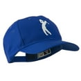 thumbnail image 5 of Silhouette of Golfer Swing Embroidered Cap - Royal OSFM, 5 of 5