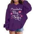 thumbnail image 3 of BOOMNY Unisex Boys Girls Hoodie Long Sleeve Hoodies For Girls Big Sister Letter Graphic Soft Fall Winter Hooded Sweatshirt, 3 of 3