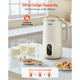 thumbnail image 3 of VEVOR 6-in-1 Nut Milk Maker, 20 oz Soy Milk Maker Machine with 6 Blades, for Homemade Oat, Nut, Soy, Juice, Plant-Based and Non Dairy Beverages with High-Temp Self-Cleaning, Boil Water, 12-Hour Delay, 3 of 9