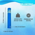 thumbnail image 3 of Vos Titan Foam Extra Thick 45" Long Water Swimming Pool Noodle Float, Blue, 3 of 8