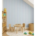 thumbnail image 4 of S4Sassy Stripes Wallpaper - Blue Wall Covering, 25" x 240" Self-Adhesive Textured Vinyl Walls Paper, Wallwrap, Easy DIY Wall Covering For Kids Bedroom, Kids room wall decor, Playroom wallpaper, 4 of 9