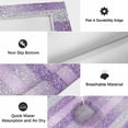 thumbnail image 6 of Purple Silvery Outdoor Rug for Patio/Deck/Porch, Non-Slip Large Area Rug 4 x 6 Ft, Geometric Ombre Stripe Boho Sparkling Dot Indoor Outdoor Rugs Washable Area Rugs, Camping Rug Carpet Runner, 6 of 8