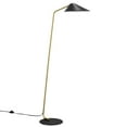 thumbnail image 2 of Modway Journey 1-Light Modern Metal Standing Floor Lamp in Black/Brass, 2 of 7