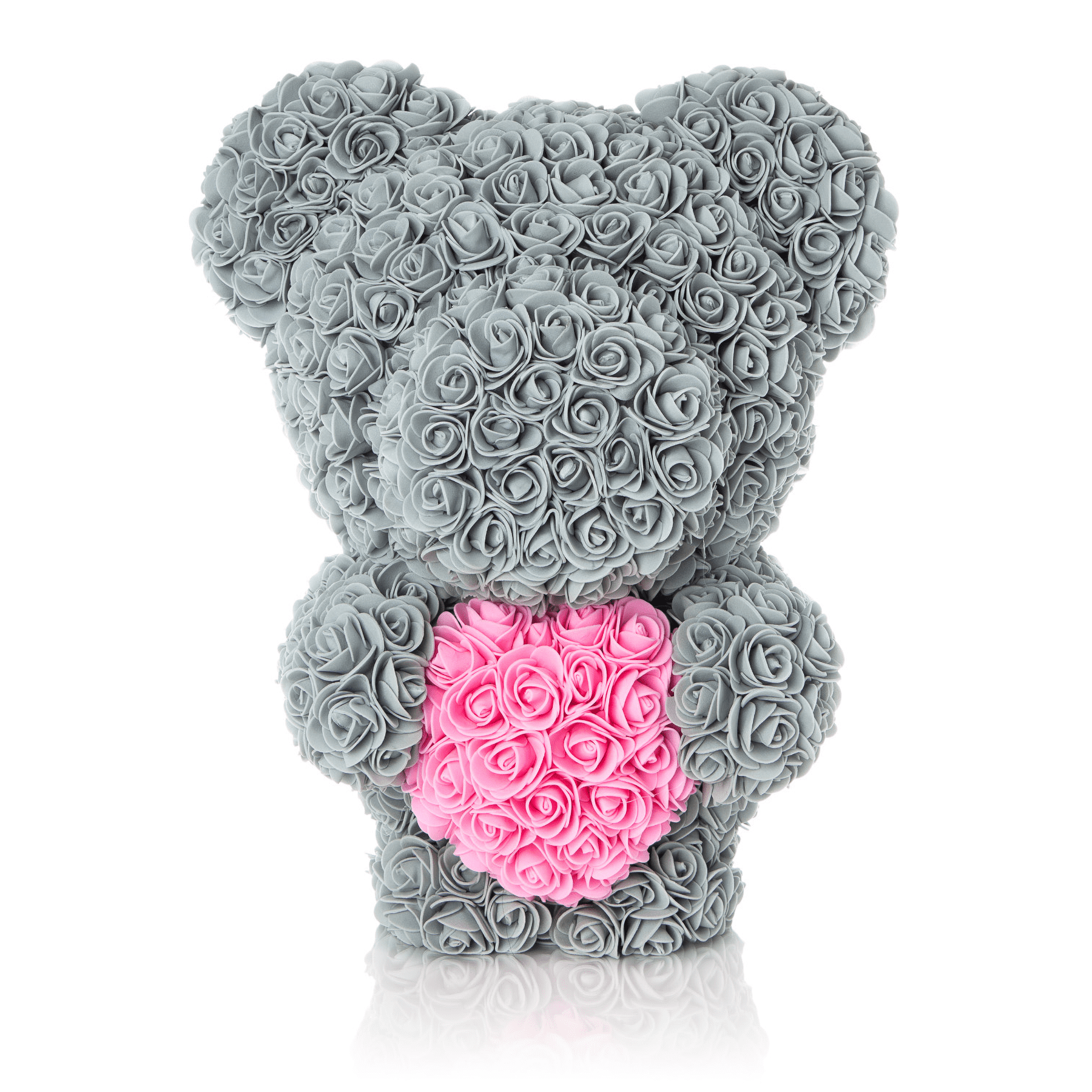 valentines flower teddy