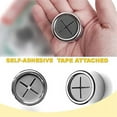 thumbnail image 5 of No-Drill Silicone Towel Grabber Hook, Self-Adhesive Wall Hook for Bathroom Kitchen Door, Reusable Laundry Bag Holder, teen-Safe Chrome-Finish Utility Hook for Robes, Keys, Loofah, A Suspended Frame, 5 of 9