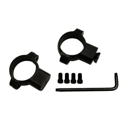 Leupold 49901 Standard Scope Ring Set Medium 1 Matte Black Steel