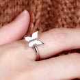 thumbnail image 3 of Finger Ring Butterfly Fashion - Anxiety Relief Fidget Ring Jewelry, 3 of 4
