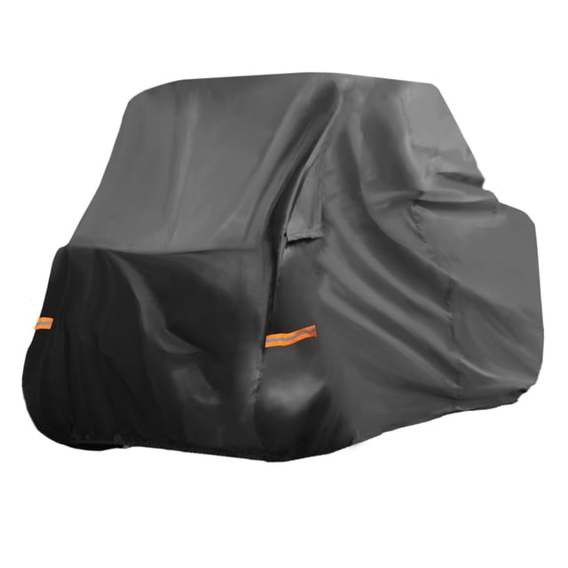 Cubierta UTV Unique Bargains para Kawasaki MULE SX Impermeable Cubierta Lateral al Aire Libre Protección de Almacenamiento de Lluvia y Sol 210D-PU 271x134x178cm Negra