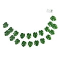 thumbnail image 2 of Guirnalda de luces de hojas verdes, decoración de hojas colgantes tropicales para Luau Con intermitente 20LED, 2 of 9