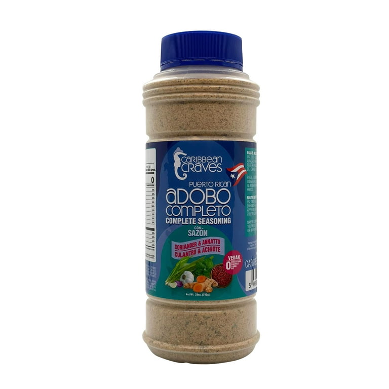 Premium Puerto Rican Seasoning X-Large Set by Caribbean Craves - 1 Adobo  Complete Seasoning w/ Achiote & Coriander 28oz + 1 Dehydrated Sofrito Mix  15oz - Walmart.com