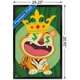 thumbnail image 3 of Tiger with Crown Wall Poster, 22.375" x 34", Framed, 3 of 3