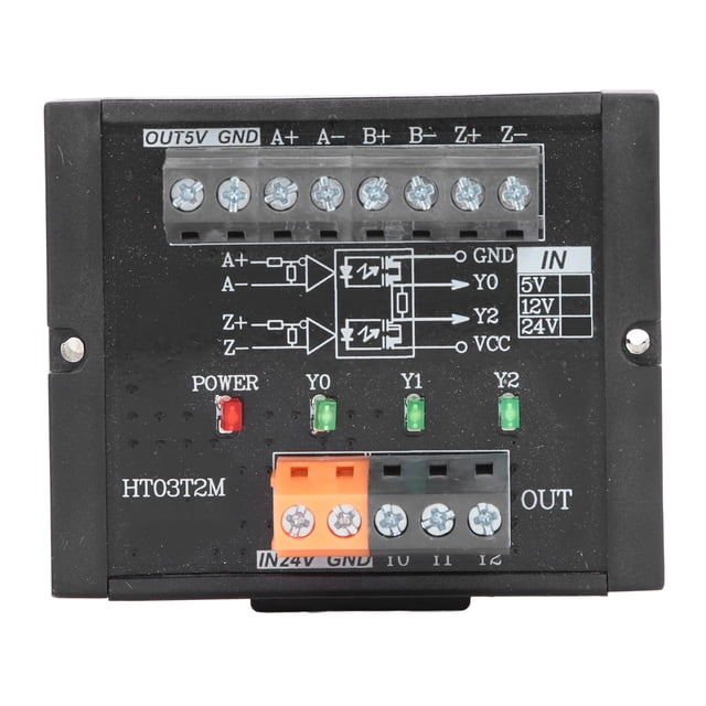 Módulo convertidor de señal de 3 canales TTL EIA422 423, entrada NPN PNP HTL, salida TTL para codificador de 24 V