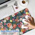 thumbnail image 4 of Long Mouse Pads for Desk,Pioneer Flower Floral Print Pattern Desk Mats on Top Of Desks, Desk Mouse Pad Extra Large with 3mm Non-Slip Base and Stitched Edge for Gaming,Office,Work,Home 31.5"x15.7", 4 of 6