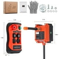 thumbnail image 3 of 2 Channel Mini Industrial Wireless Crane Radio Remote Control 220V AC for Electric Chain Hoist Overhead Bridge Travelling Crane Truck Two Transmitter and One Receiver, 3 of 7