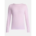 thumbnail image 5 of No Boundaries Crewneck Tee with Long Sleeves, Women's XXS-XXL, 5 of 5